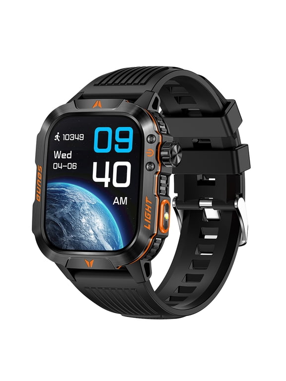 XPLORE EDGE with 2-In. Color Touch Screen, Bluetooth, Heart Rate/Blood Pressure/Blood Oxygen/Sleep/Activity, and IP67 Water-Resistant