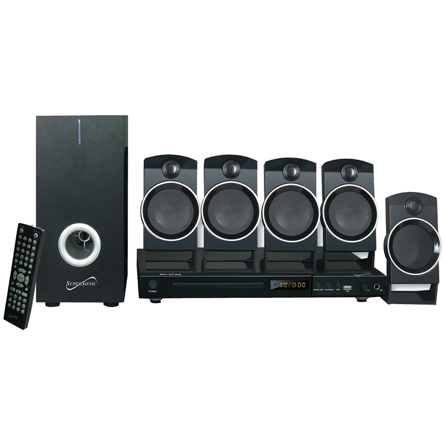 Supersonic Sc-37ht 5.1-Channel DVD Home Theater System - image 1 of 1