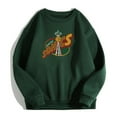 thumbnail image 1 of Supersonics 1994 Vintage Sweatshirt, SuperSonics Team Club Sweat Supersonics Logo Shirt, Basketball Sonics, Forest Green Color, Size S, 1 of 4