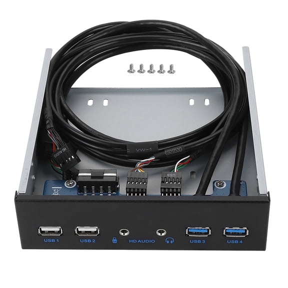 Superspeed USB 3.0 Front Panel, 4.8Gbps, HD Audio, USB 2.0, Ideal For Desktop PCs