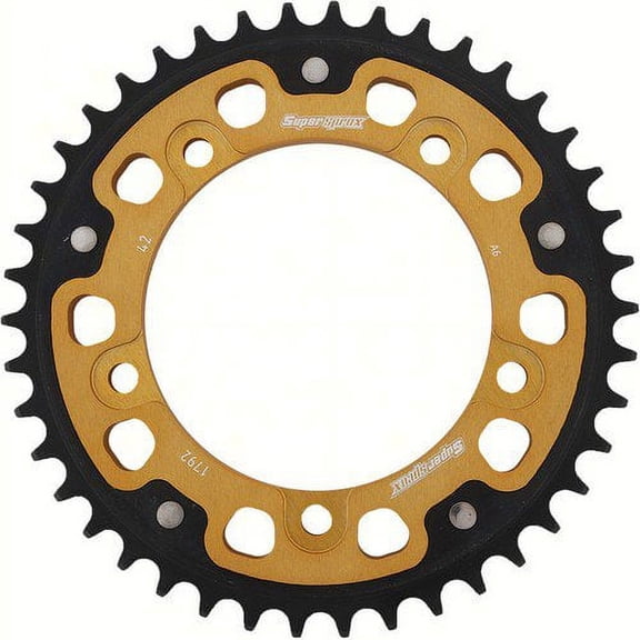 Supersprox Stealth Gold Rear Sprocket 42 Tooth (RST-1792-42-GLD)