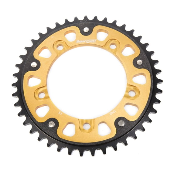 Supersprox Stealth Gold Rear Sprocket 43 Tooth (RST-1792-43-GLD)
