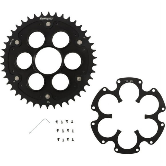 Supersprox Edge Aluminum/Steel Rear Sprocket 44 Tooth (RSA-737-44-KIT)