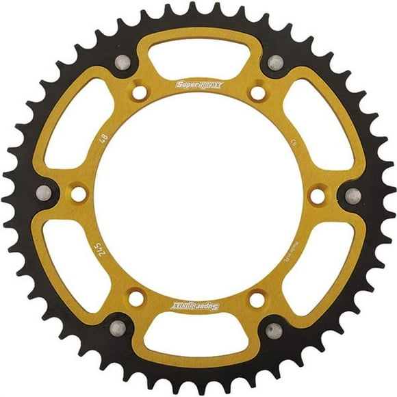 Supersprox 48 Tooth Stealth Gold Rear Sprocket (RST-245-48-GLD)