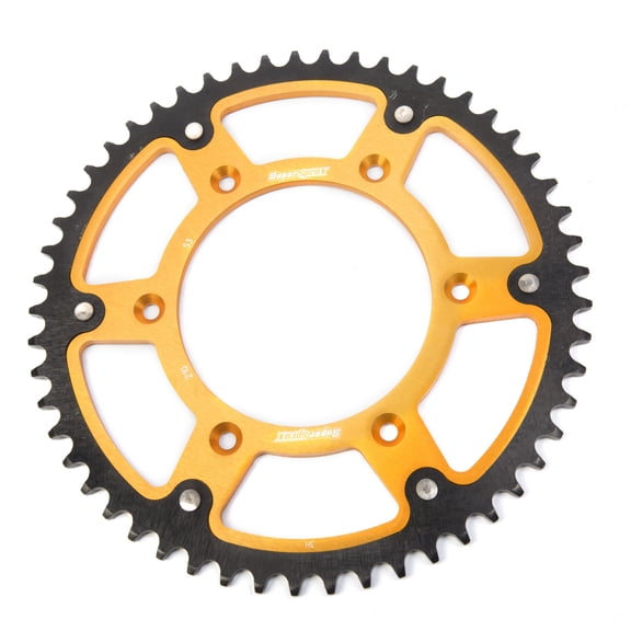 Supersprox Stealth Gold Rear Sprocket 53 Tooth (RST-210-53-GLD)