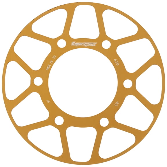 Supersprox Edge Color Disc Gold 43T-RACD-478-43-GLD Compatible With/Replacement For Rear 520 Conversion Sprocket Kawasaki KLZ1000 Versys 2015-2018, Z1000 2003-2016, ZX10R 2004-2018, ZX10R ABS 2014