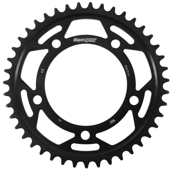 Supersprox Edge Steel Sprocket Black 43T-RFA-302-43-BLK for Honda CB1100 13-14