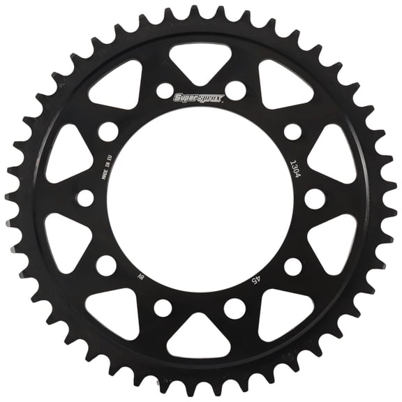 Supersprox Edge Steel Sprocket Black 45T-RFA-1304-45-BLK for Honda CB650F 18