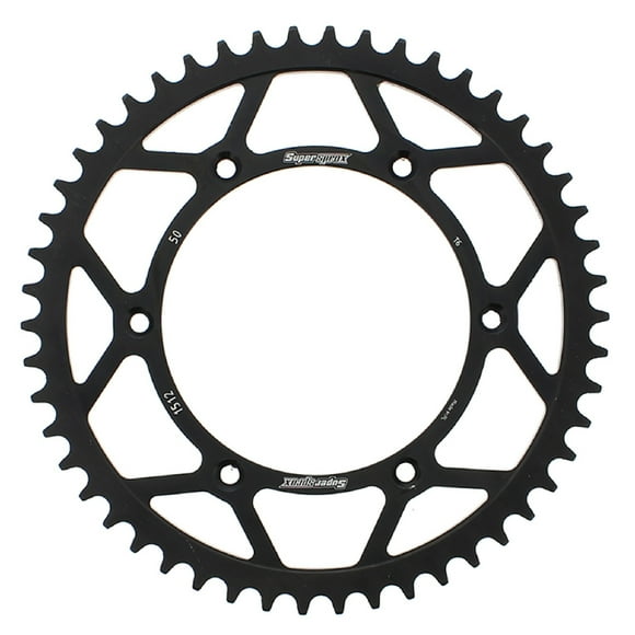 Supersprox RFE-1512-50-BLK Steel Rear Sprocket - 50T (Black)
