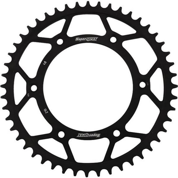 Supersprox RFE-486-47-BLK Rear Steel Sprocket Black For Honda 200 TRX 90 91 96 97, TRX 200 D 90 91 92 93 94 95 96 97,