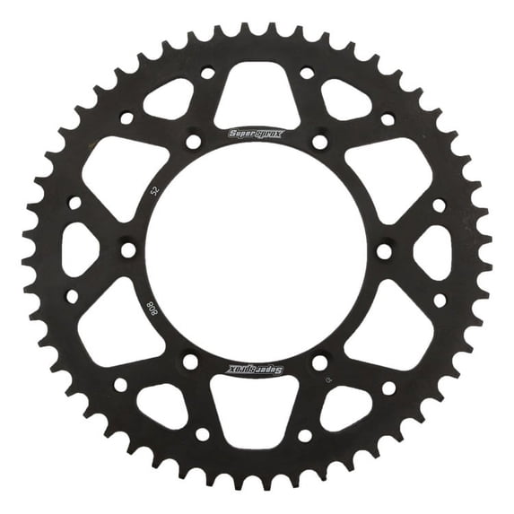 Supersprox RFE-808-52-BLK Rear Steel Sprocket Black For Kawasaki KLX 400 R 03