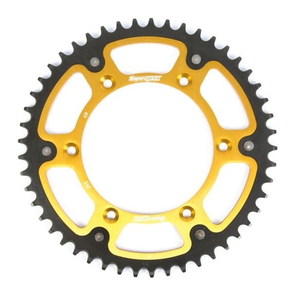 Supersprox Stealth Gold Rear Sprocket 49 Tooth (RST-245-49-GLD)