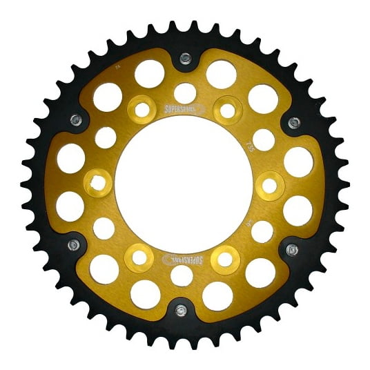 Supersprox Stealth Gold Rear Sprocket 46 Tooth (RST-735-46-GLD)
