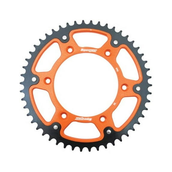 Supersprox Stealth Rear Sprocket 52 Tooth Orange Compatible With Gas Gas EX 350F 2021