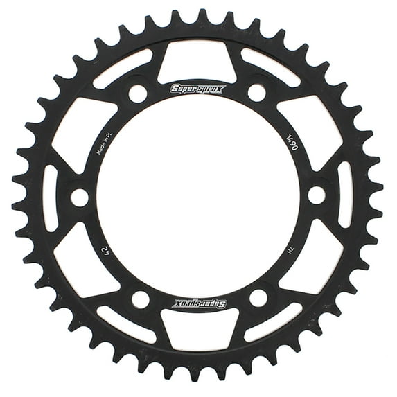 Supersprox Steel Sprocket Black 42T-RFE-1490-42-BLK for Suzuki GSXR750 96-99