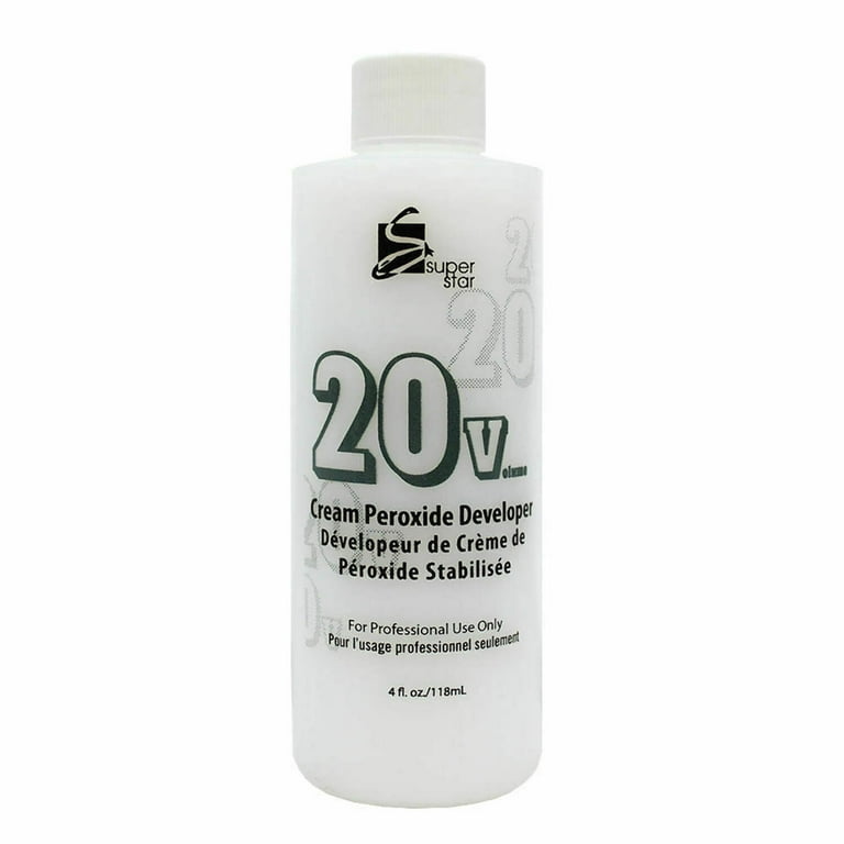 Superstar Cream Peroxide Developer 20 Volume, 4 oz, Hair