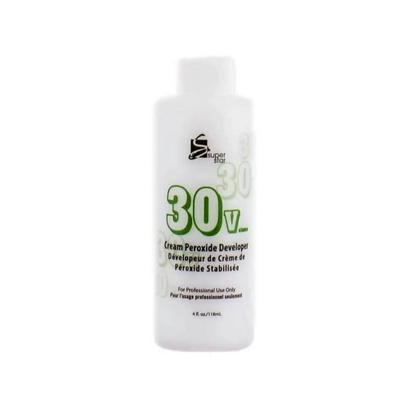 Superstar 30 Volume Cream Peroxide Developer 4 oz (Pack of 2)
