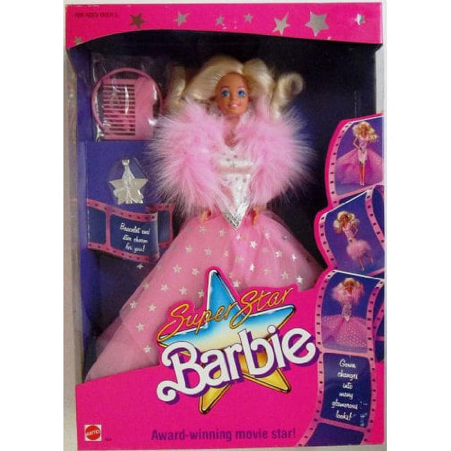 Lot De 6 Tenues Vintage Pour Barbie Superstar, Avec Accessoires, Années 90