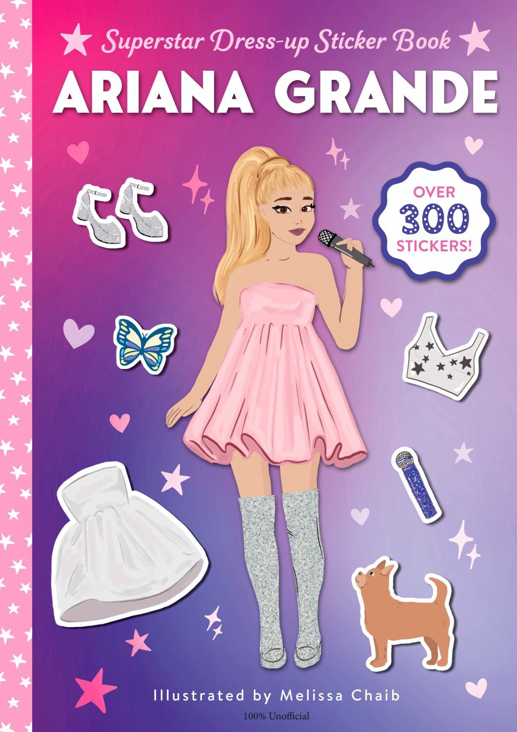 Ariana Grande Superstar Dress-Up Sticker Book: Over 300 Stickers! (Hardcover)