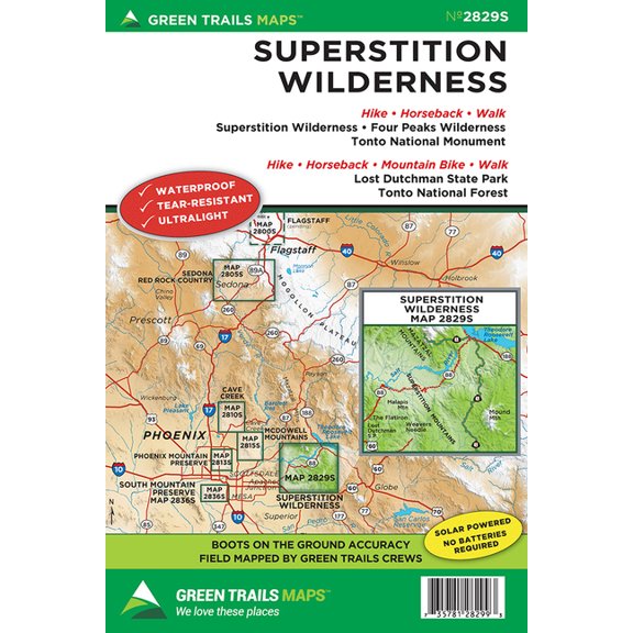 Superstition Wilderness, AZ No. 2829s, (Paperback)