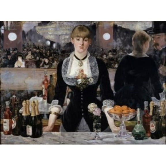 Superstock  The Bar At The Folies Bergere 1882 Edouard Manet - 1832-1883 & French Oil On Canvas Courtauld Institute & Galleries London England Poster Print - 24 x 36 - Large