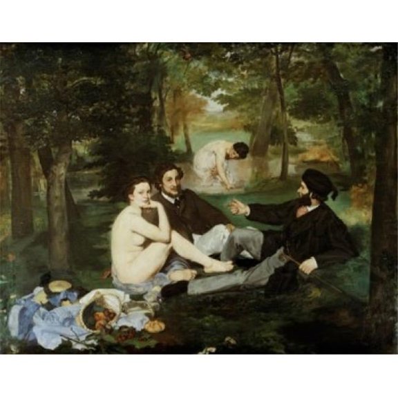 Superstock SAL11581061 Luncheon On The Grass Le Dejeuner Sur LHerbe Edouard Manet, 1832-1883 & French Musee Dorsay Paris Poster Print, 18 x 24