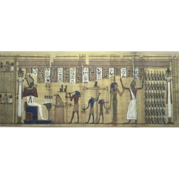 Superstock SAL11581731LARGE Book of The Dead - Weighing The Soul Egyptian Art Musee Du Louvre Paris Poster Print, 24 x 36 - Large