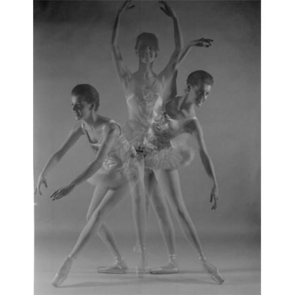 Superstock SAL255419179 Young Ballet Dancer Multiple Image Poster Print, 18 x 24