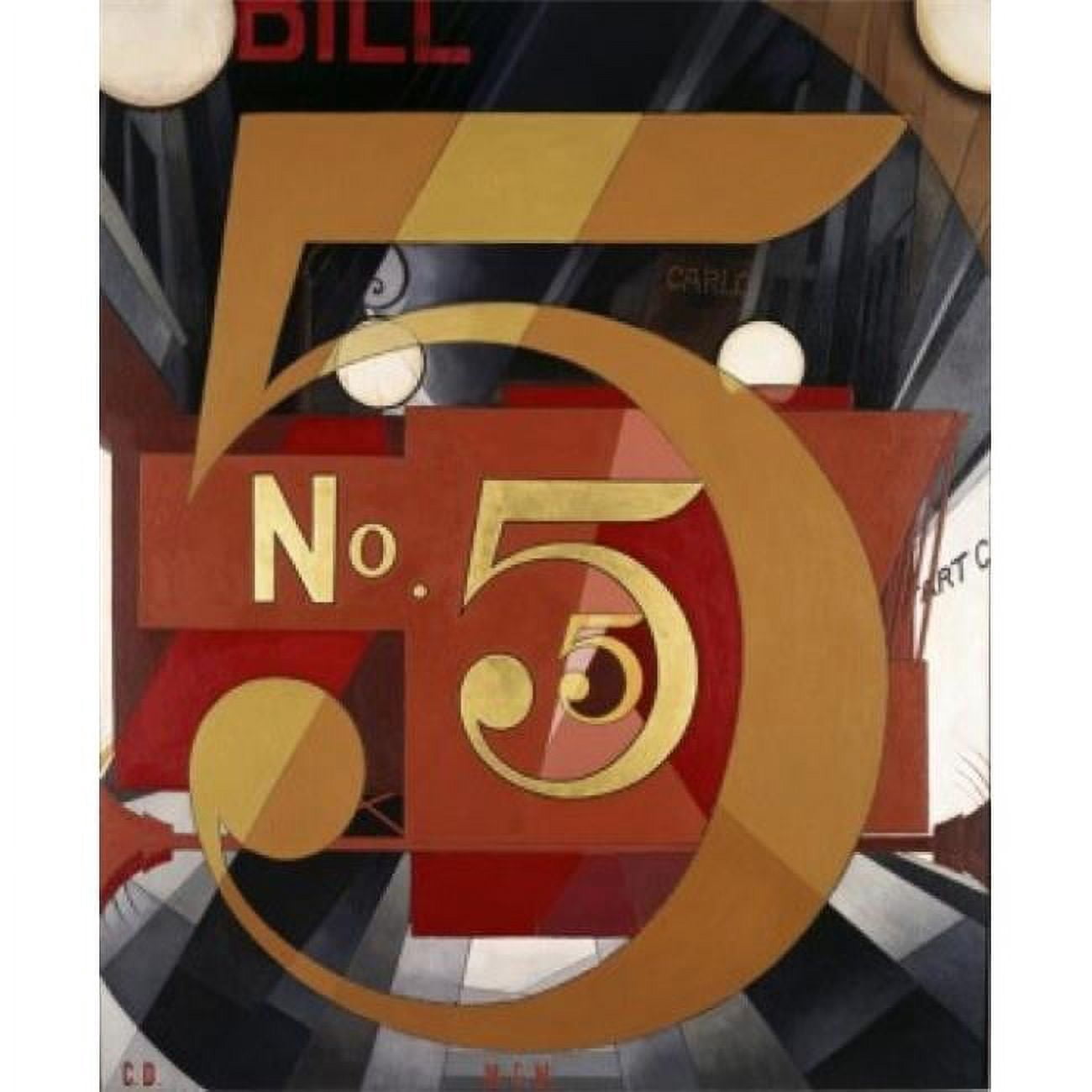 Superstock SAL2621883LARGE I Saw The Figure 5 in Gold 1928 Charles ...
