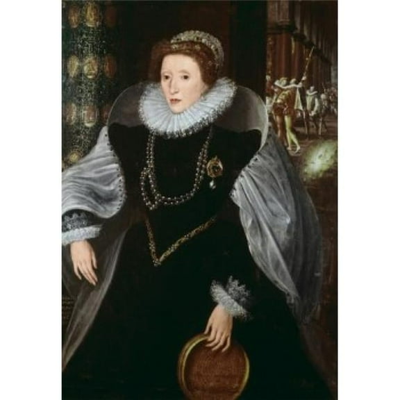 Superstock SAL900103755 Queen Elizabeth of England Federico Zuccari, 1540-1609 Italian Pinacoteca Sienna Italy Poster Print, 18 x 24