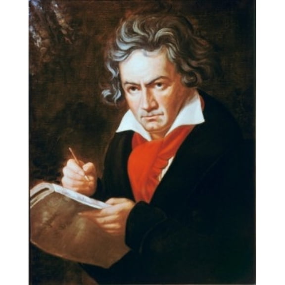 Superstock SAL900103794LARGE Beethoven Joseph Karl Stieler, 1781-1853 German Poster Print, 24 x 36 - Large