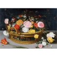 thumbnail image 1 of Superstock SAL900137123 Roses Tulips & Other Flowers in A Wicker Basket Jan Bruegel The Elder, 1568-1625 & Flemish Poster Print, 18 x 24, 1 of 1
