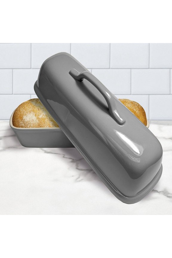 Superstone Covered Bread Baker | Grey Glaze