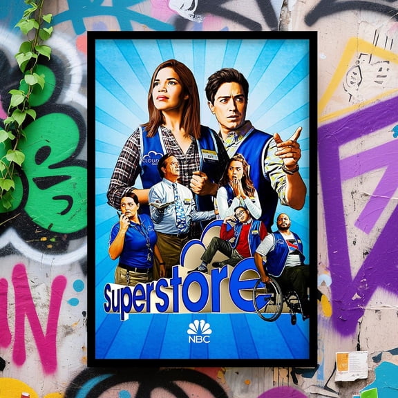 Superstore Series Poster, Wall Art, Unframed Paper Poster 24x36in