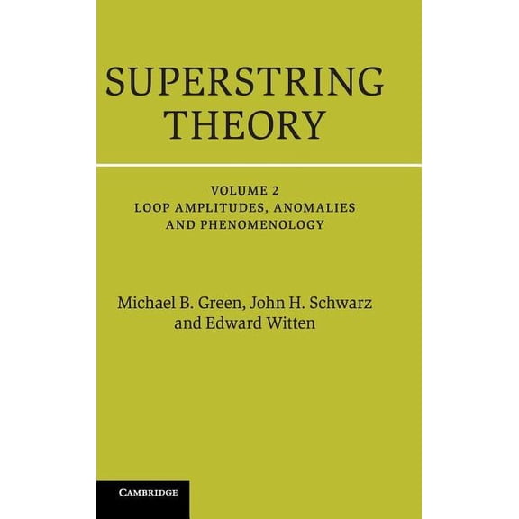 Superstring Theory, (Hardcover)
