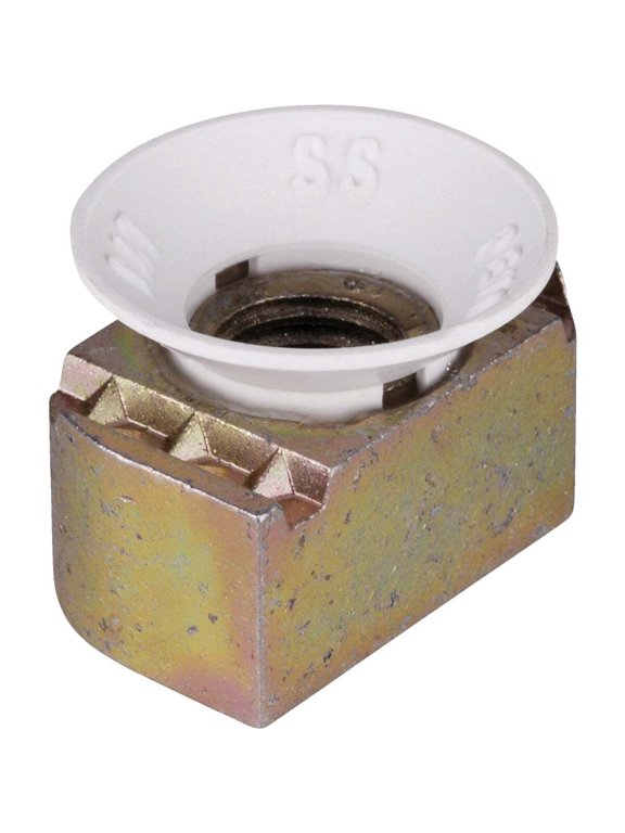 1/4 In. Nylon Cone Case Hardened Steel Nut Channel Nut ZCM100-1/4-10