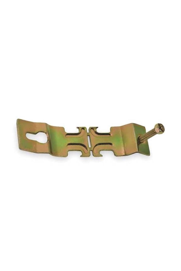 Channel Angler Pipe Clamp,2 In,Gold,PK10 C109 2