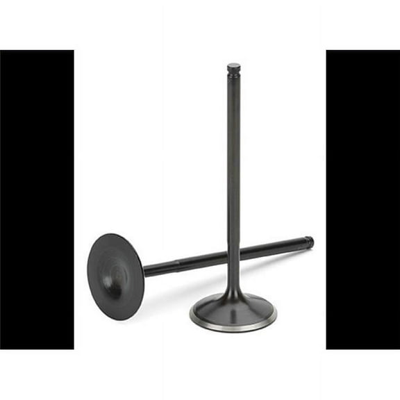 Supertech 0.5 mm Oversize Black Nitrided Intake Valve for Honda B16A B17A B18C - Set of 8