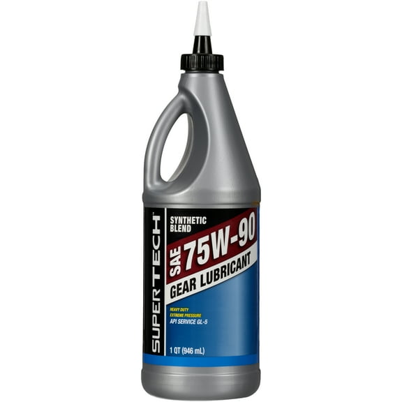 Supertech Synthetic Blend SAE 75W-90 Gear Lubricant 1 qt Bottle