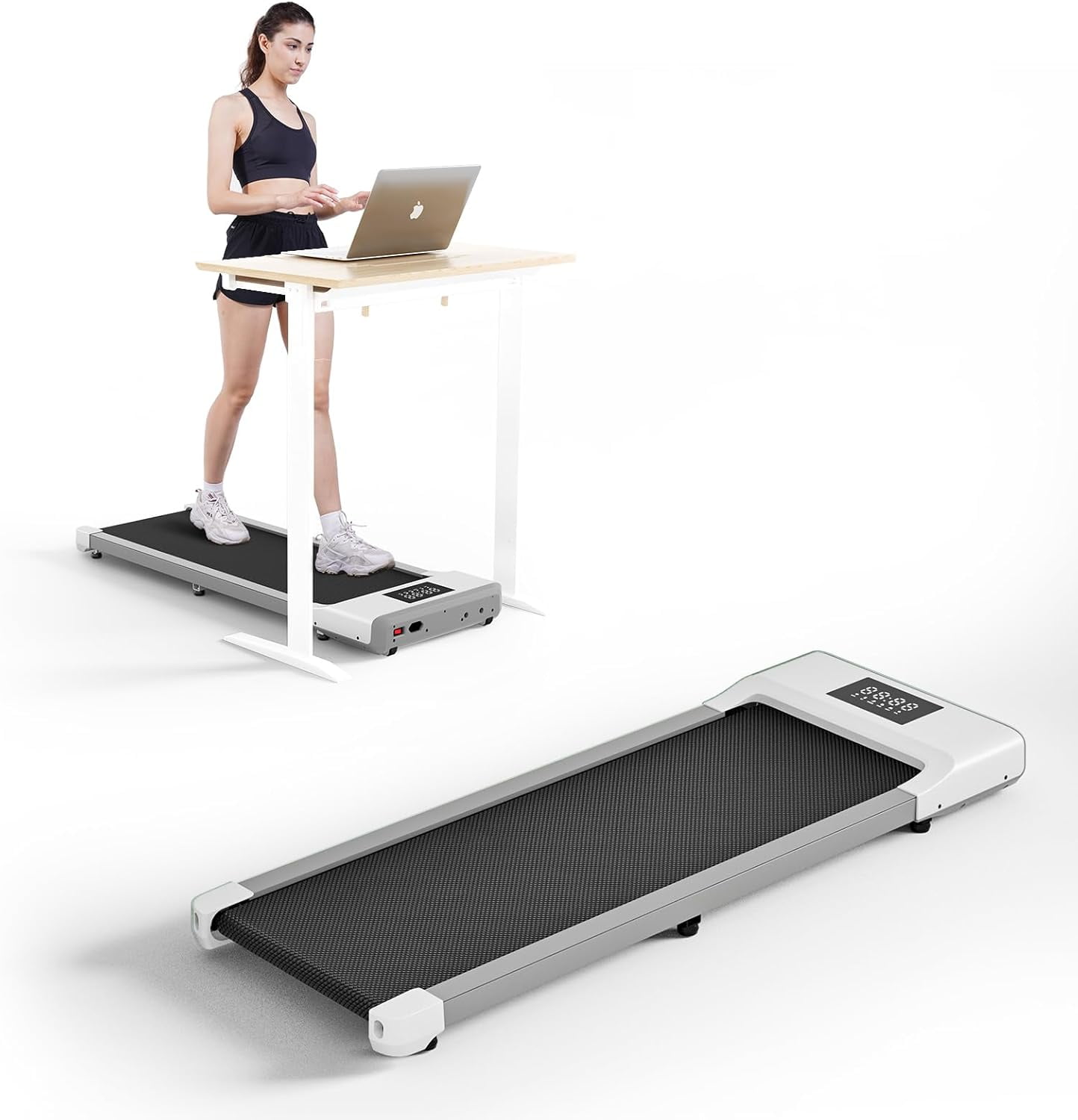 Superun Walking Pad Laufband - 2.5 PS Laufband Für Zuhause Mit App