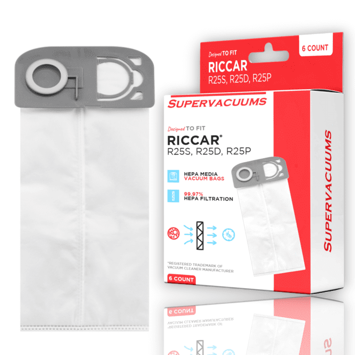 Supervacuums Vacuum Cleaner Bags for Riccar R25 Series - Thumbnail 2