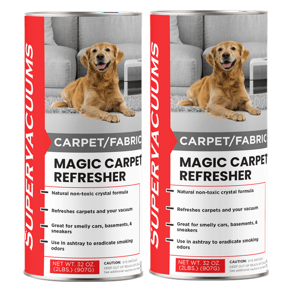 Supervacuums Magic Carpet Refresher for Carpet and Fabric (2-Pack)