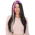 thumbnail image 1 of Supervillain Witch Womens Wig | TV/Movie Long Cosplay Fancy Halloween Wig | Premium Breathable Capless Cap, 1 of 9