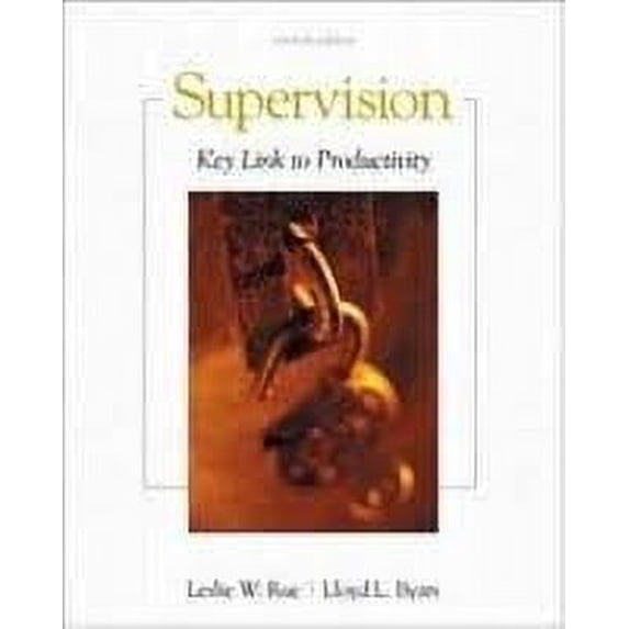 Pre-Owned Supervision : Key Link to Productivity 9780256105254 Used