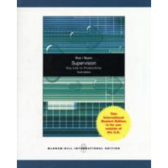 Pre-Owned Supervision: Key Link to Productivity (Paperback) 0070171491 9780070171497