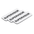 thumbnail image 1 of Supervisor 1 x 3" Name Tag, White (3 Pack), 1 of 2