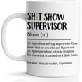 thumbnail image 1 of Supervisor Funny Coffee Mug, Supervisor Gifts for Women Men, Thank You Gifts for Manager Coworker Mentor Leader Boss, Supervisor Mug, 11 Oz Ceramic Cup, 1 of 6