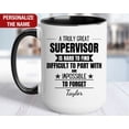 thumbnail image 1 of Supervisor Personalized Gift Supervisor Thank You Mug Supervisor Cup Supervisor Retirement, 1 of 4