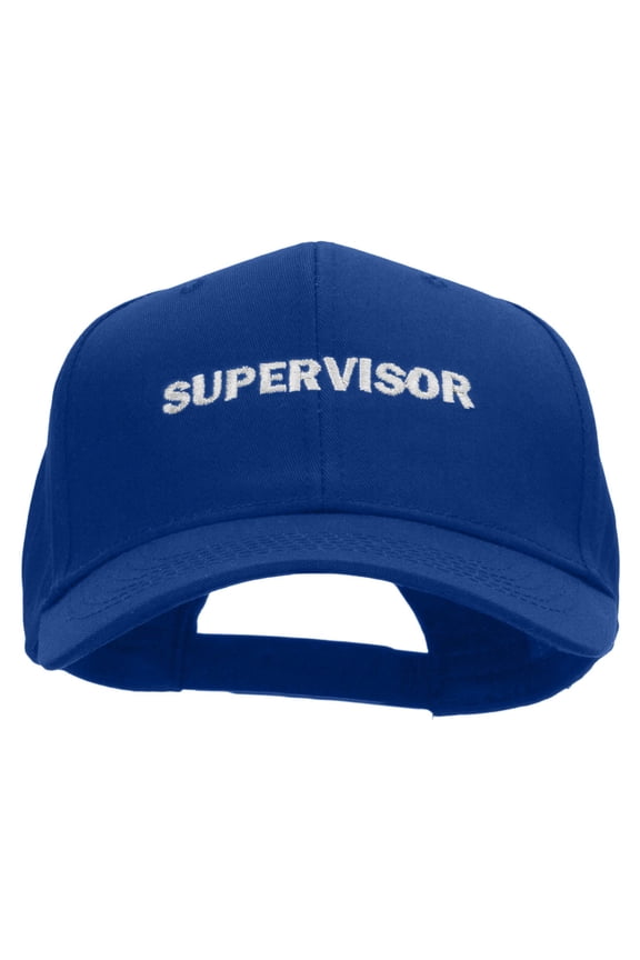 Supervisor Solid Cotton Twill Low Profile Snap Cap - Royal OSFM