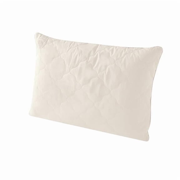 Superwashed Wool Pillow - White - King Size - Premium Comfort